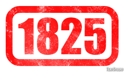 1825 Effetto testo