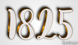 1825 Effetto testo