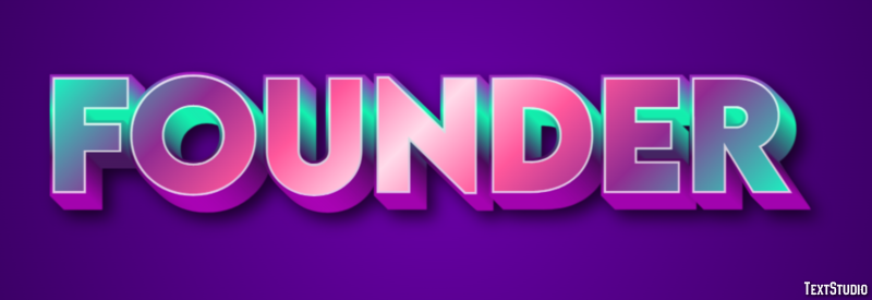 Founder Tekst Effect