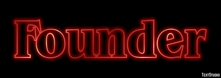 Founder Tekst Effect