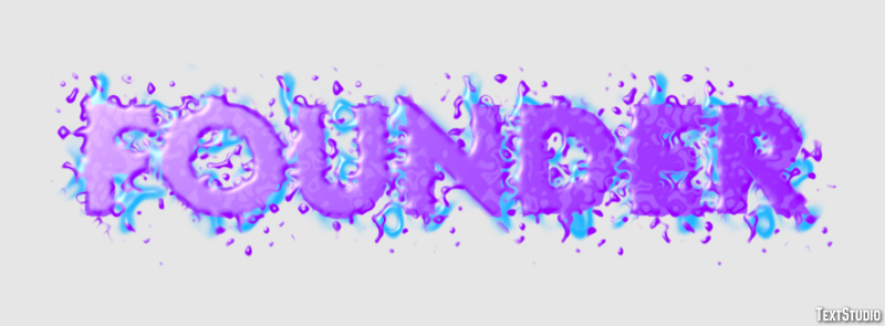 Founder Tekst Effect