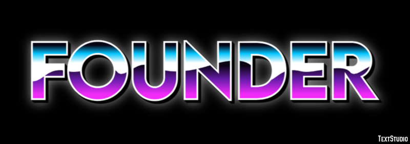 Founder Tekst Effect