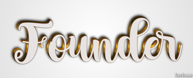 Founder Text Effect