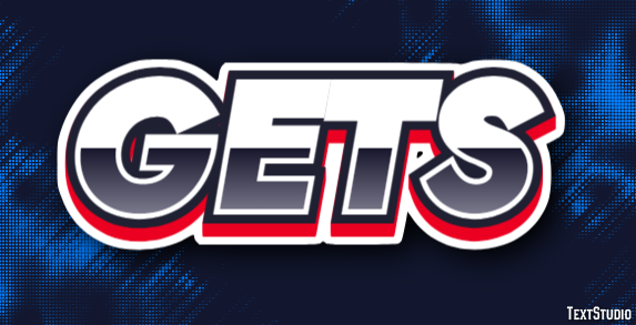 Gets Text Effect
