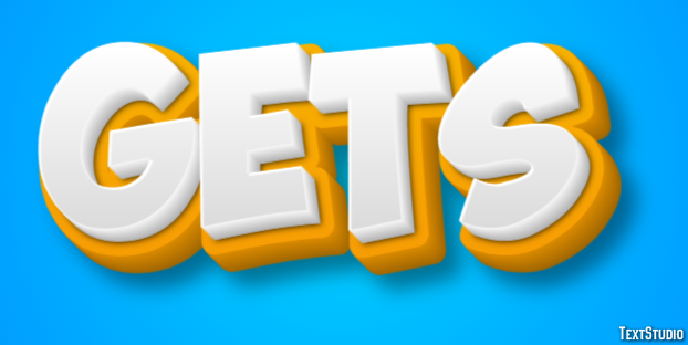 Gets Text Effect