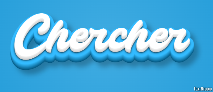 Chercher Text Effect
