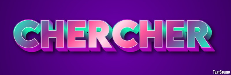 Chercher Text effect