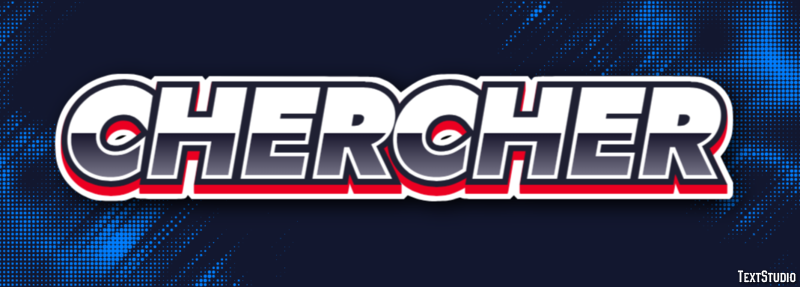 Chercher Text Effect