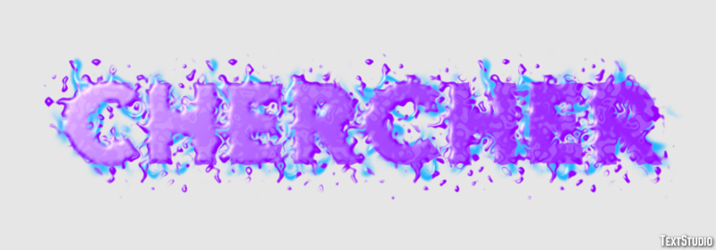 Chercher Text Effect