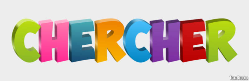 Chercher Text Effect