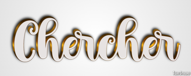 Chercher Text effect