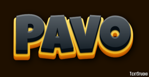 Pavo Effet de Texte