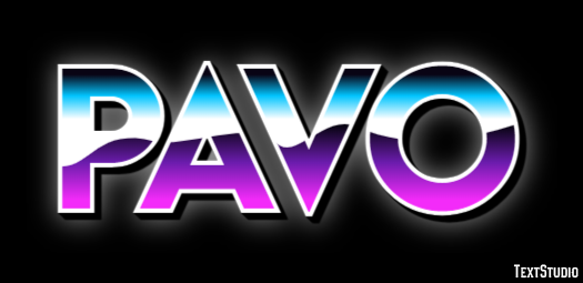 Pavo Efecto de Texto