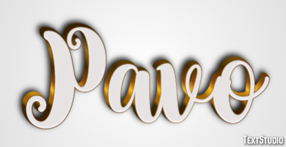 Pavo Effet de Texte