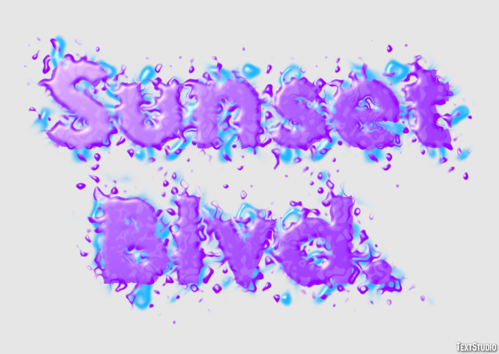 Sunset Blvd. テキスト効果