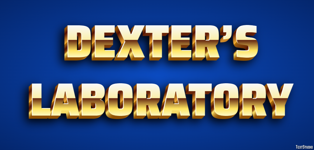 Dexter’s Laboratory Efecto de Texto