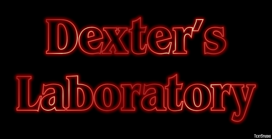 Dexter’s Laboratory Efecto de Texto