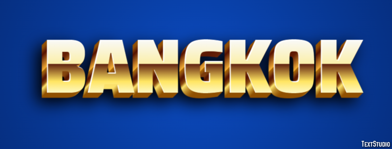 Bangkok Efekt tekstowy