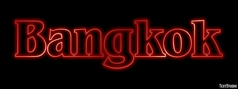 Bangkok Effetto testo