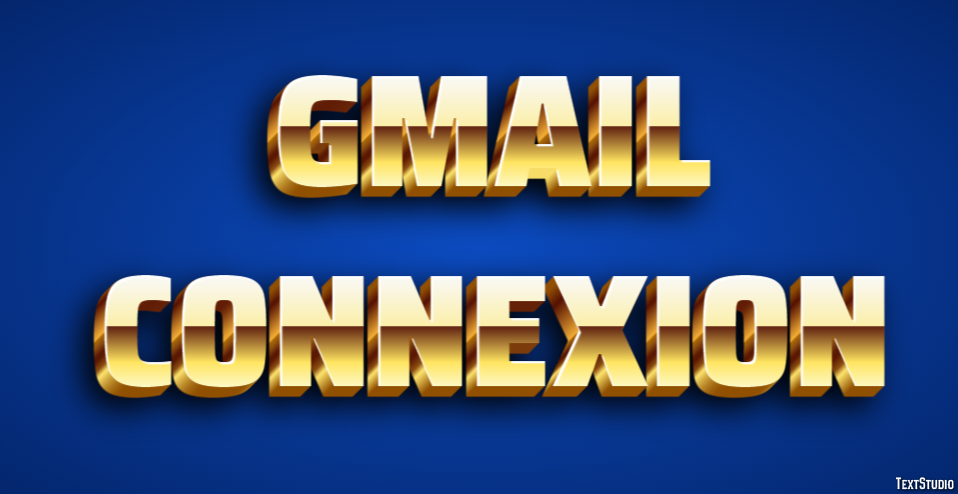 Gmail Connexion テキスト効果