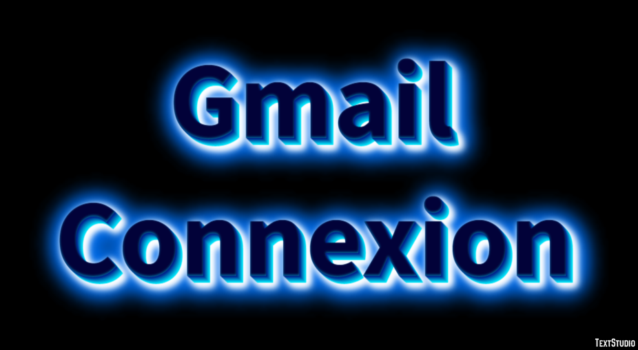 Gmail Connexion Effet de Texte