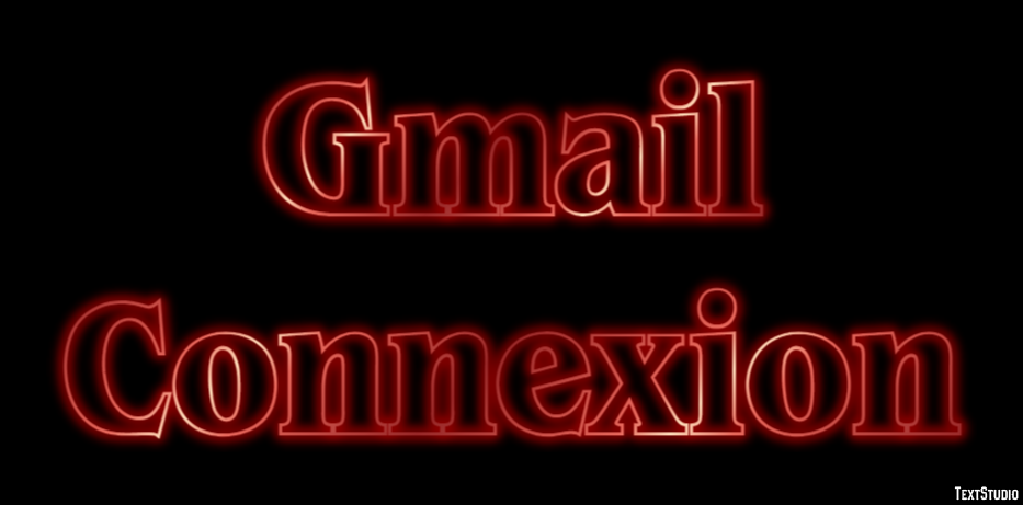 Gmail Connexion テキスト効果
