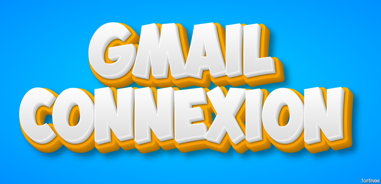 Gmail Connexion テキスト効果