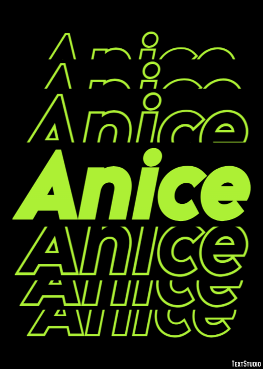 Anice Texteffekt