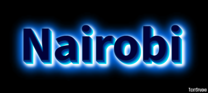 Nairobi テキスト効果
