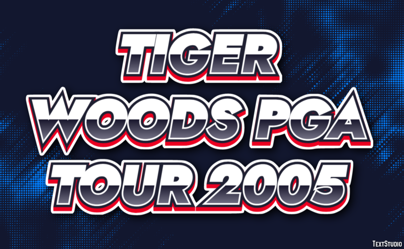 Tiger Woods PGA Tour 2005 Efecto de Texto