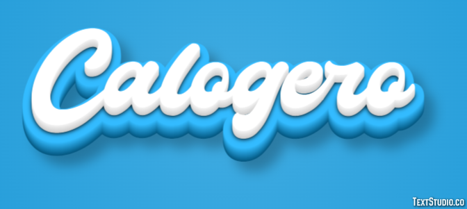 Calogero Effetto testo