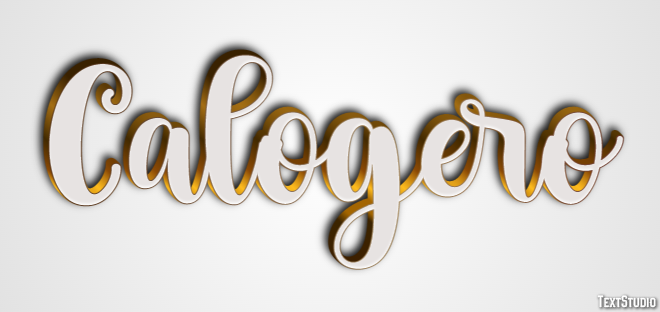 Calogero Effetto testo
