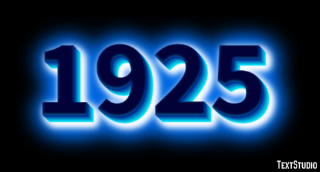 1925 Text Effect