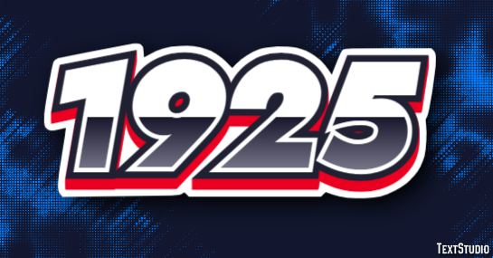 1925 Text effect