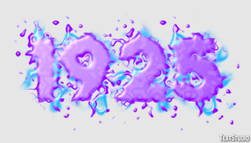 1925 Text effect