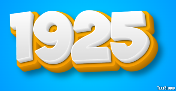 1925 Text Effect