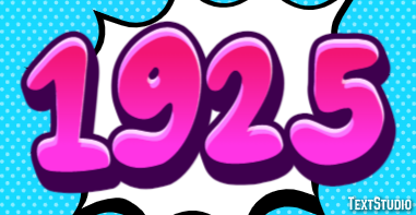 1925 Text Effect