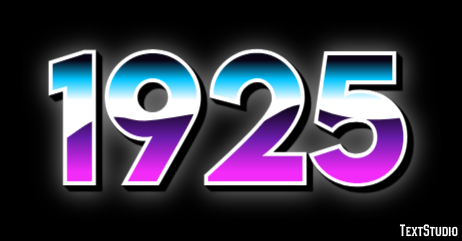 1925 Text Effect