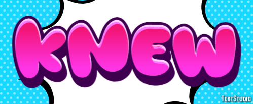 Knew Text Effect