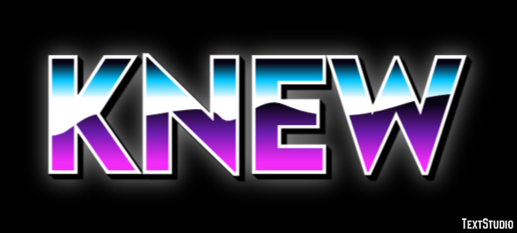 Knew Text Effect