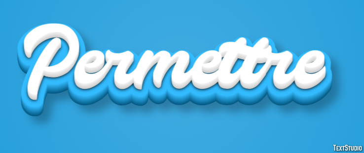 Permettre Effet de texte
