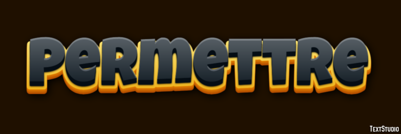 Permettre Effet de texte
