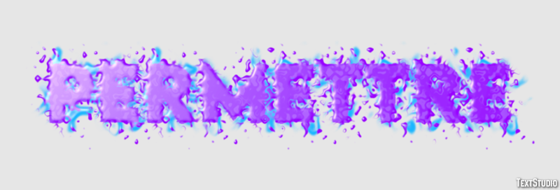 Permettre Effet de texte