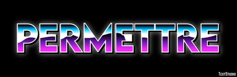 Permettre Effet de texte