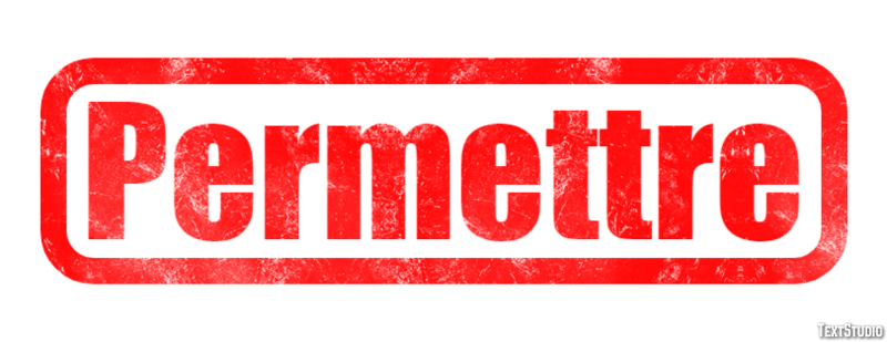 Permettre Effet de texte