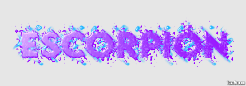 Escorpión Text Effect