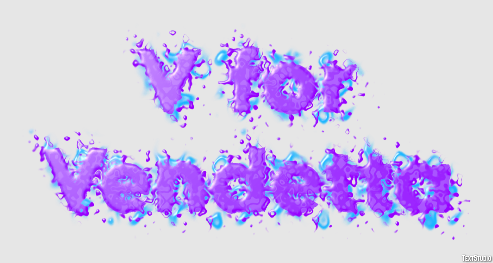 V for Vendetta Text Effect