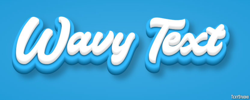 Wavy Text Texteffekt