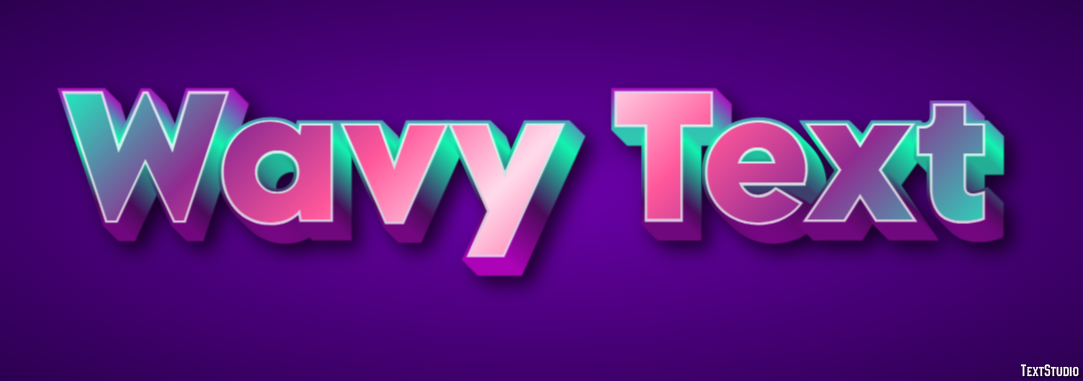 Wavy Text Text Effect