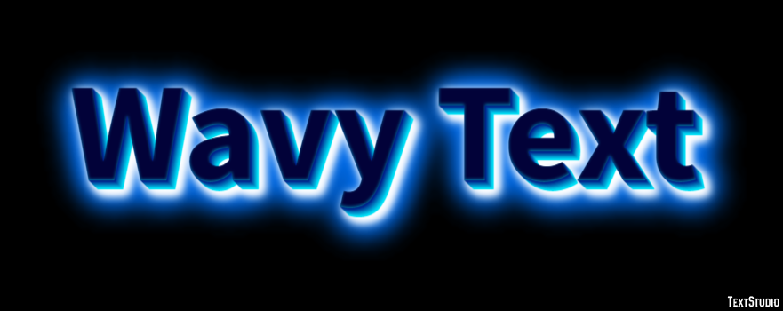 Wavy Text Text Effect